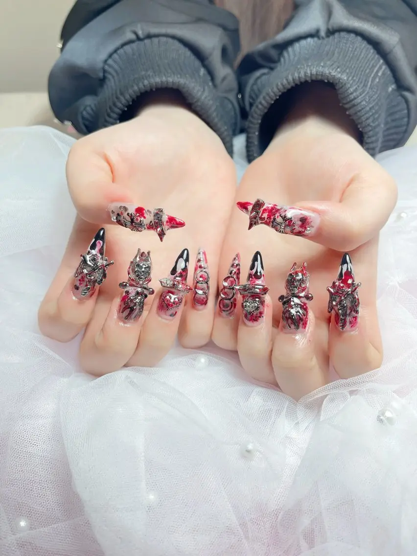 ネイル 韓国ネイル マグネットネイル 持ち込み ニュアンスネイル シンプルネイル ハンドネイル Huyn Nail Shinjyukuのネイルデザイン