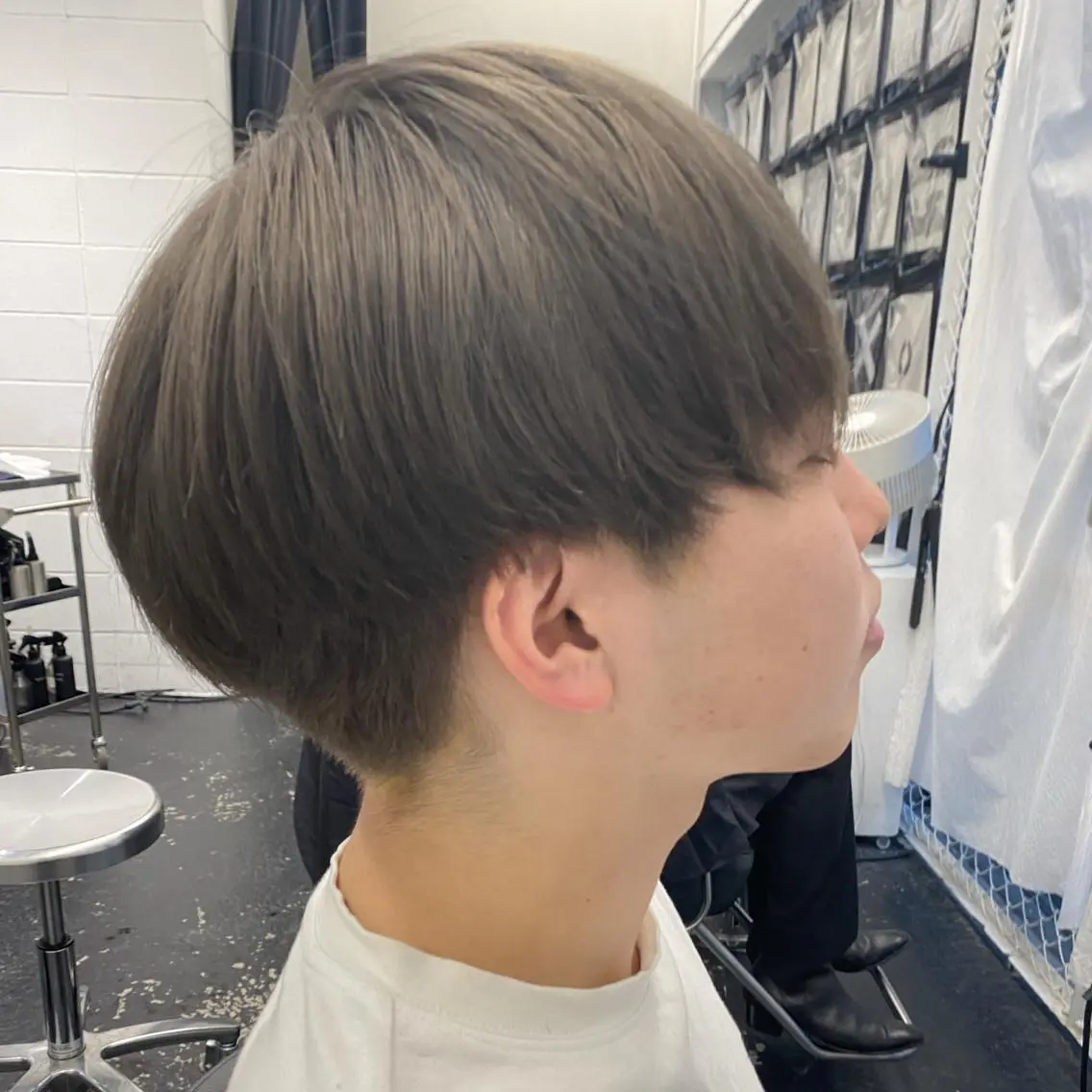 ショート カラー メンズ ブリーチ　ハイトーン 特化🌈フジタハルキのヘアスタイル