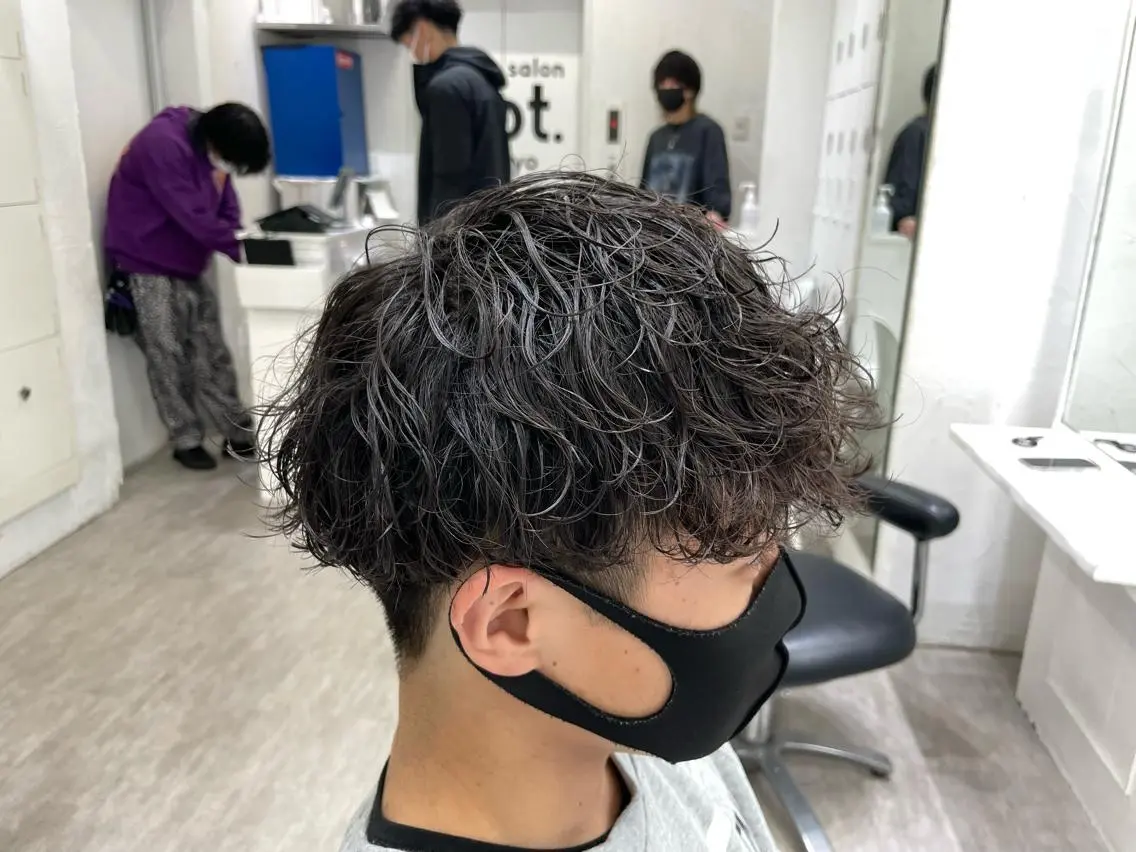 パーマ メンズ カット パーマ 町田No.1パーマ 特化✂︎小杉澪生のヘアスタイル