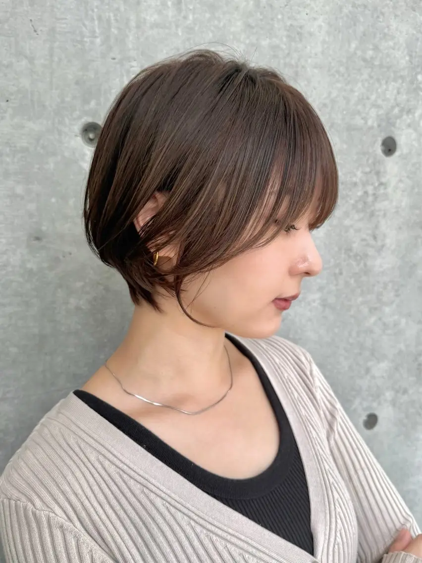 ショート カット ヘアカラー トリートメント 大人美人ショート 杉浦主馬のヘアスタイル