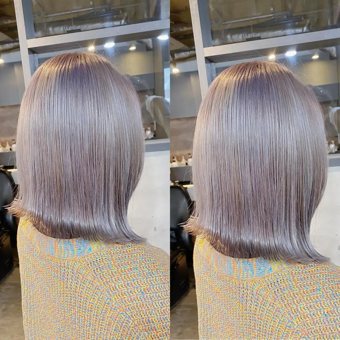 ミディアム カラー yoriダブルカラー 代表すがわらのヘアスタイル