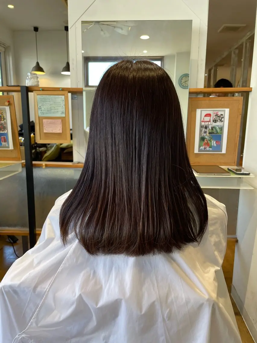 ロング カラー ⠀ さおりのヘアスタイル