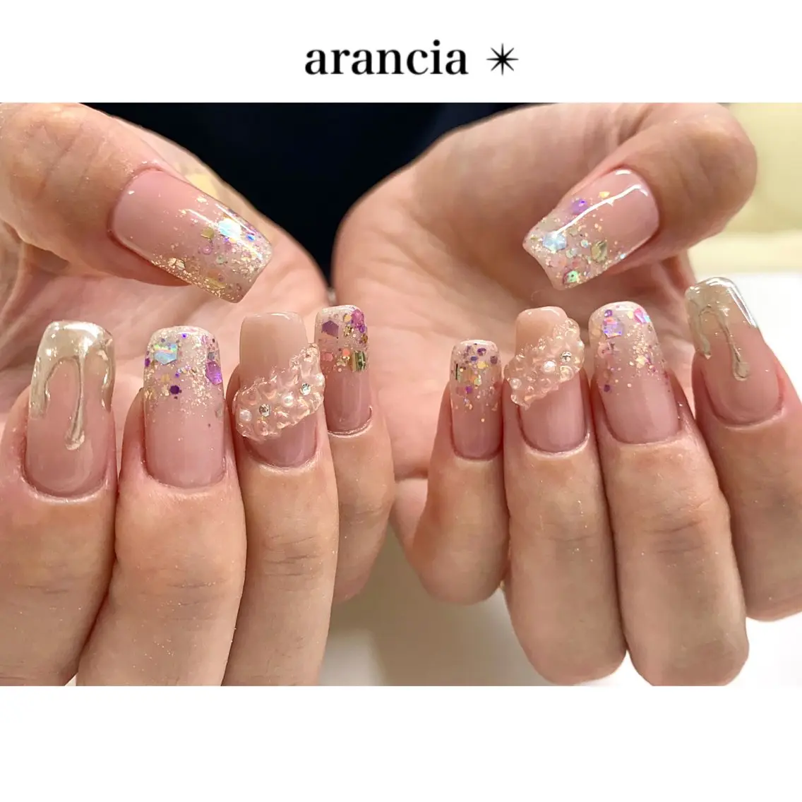 ネイル ハンドネイル arancia /moeのネイルデザイン