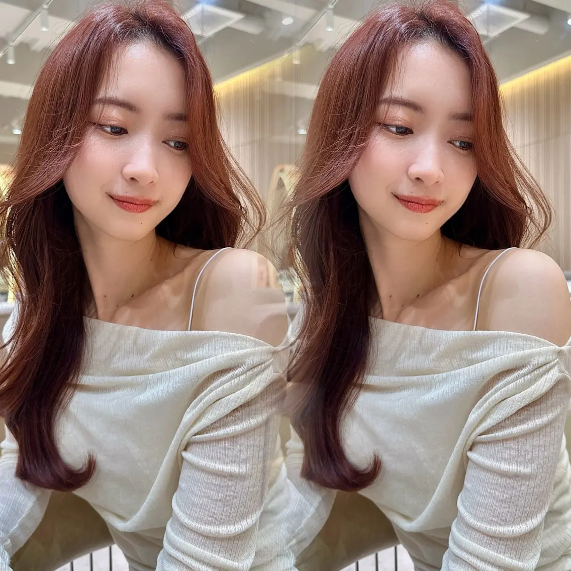 ロング カラー カット ヘアカラー トリートメント 美髪縮毛矯正✨🫧 レイヤー川村利幸のヘアスタイル