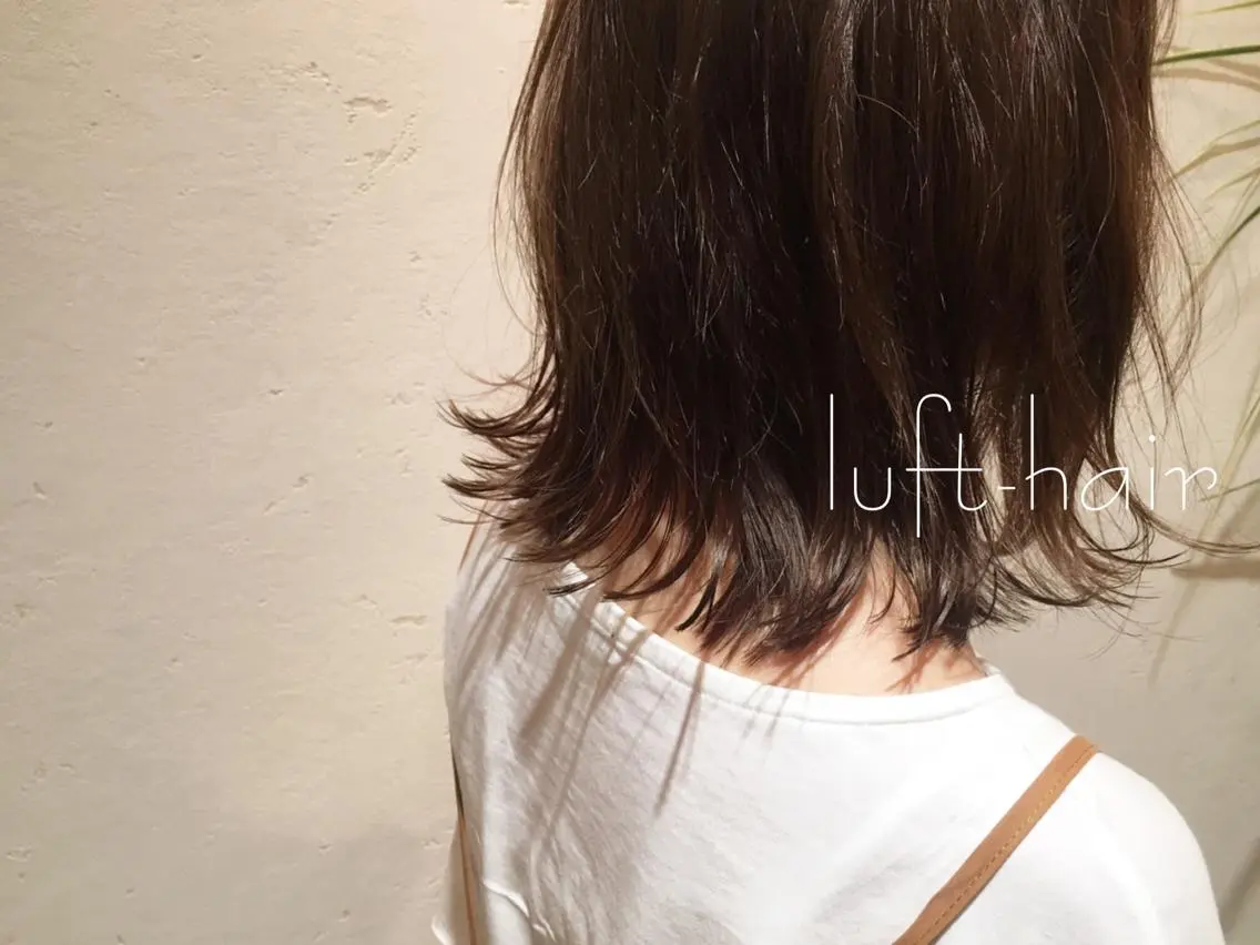 ミディアム むらかみ みかのヘアスタイル