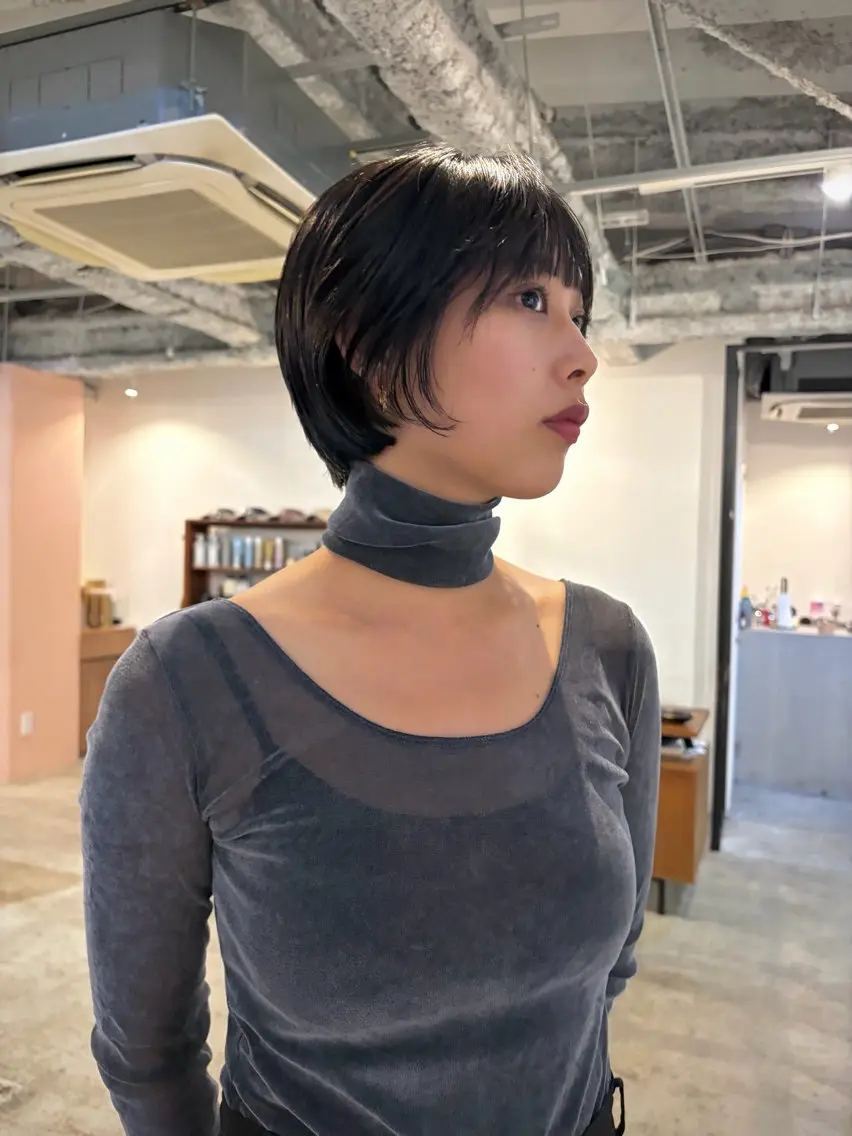 ショート ショートボブ ボブ ショートヘア yu maのヘアスタイル