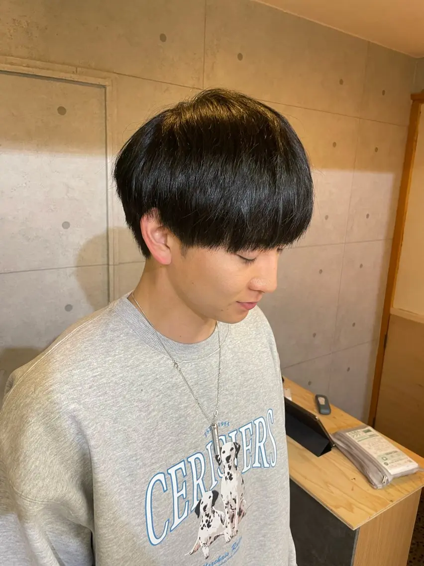 メンズ ))カラー特化(( 渡邉 怜のヘアスタイル