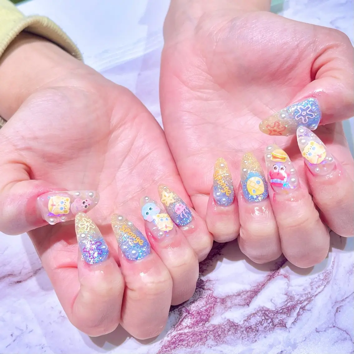 ネイル 持ち込み ハンドネイル nail salon Luciaのネイルデザイン