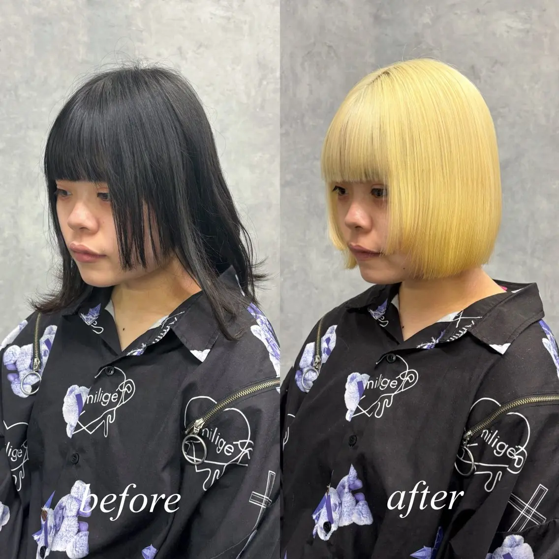 ミディアム カラー エクステ&"盛れる" 艶髪✨SYURIのヘアスタイル