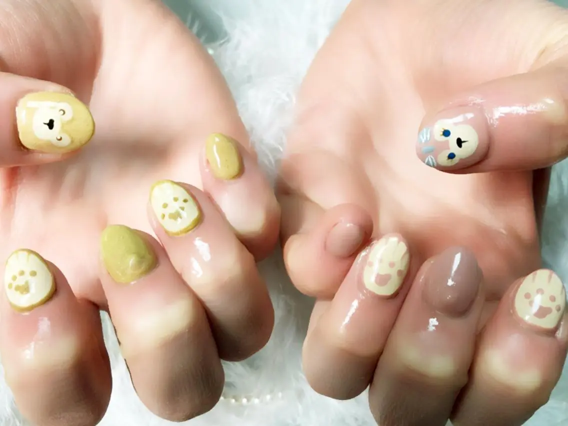 カラー ネイル アートネイル シンプルネイル ハンドネイル CITRAtotal beautyのネイルデザイン