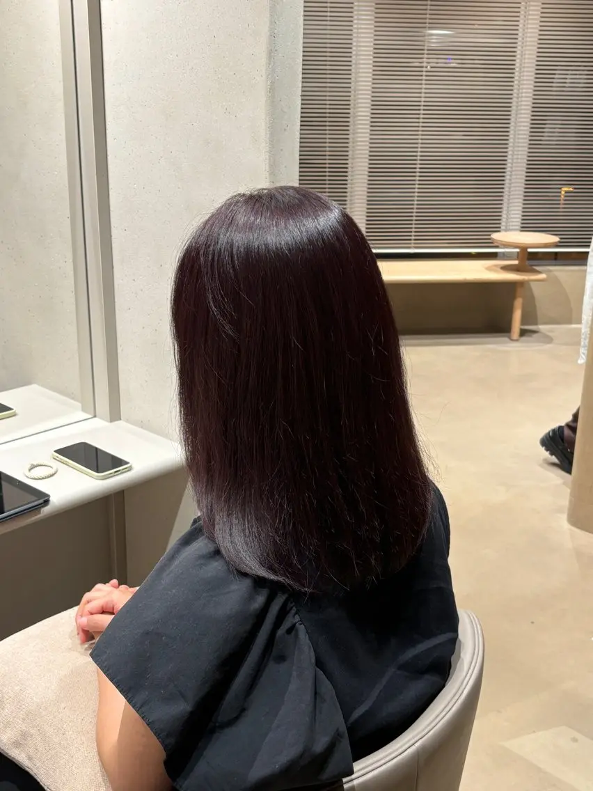 カラー 住谷 ゆりな　カット無料のヘアスタイル