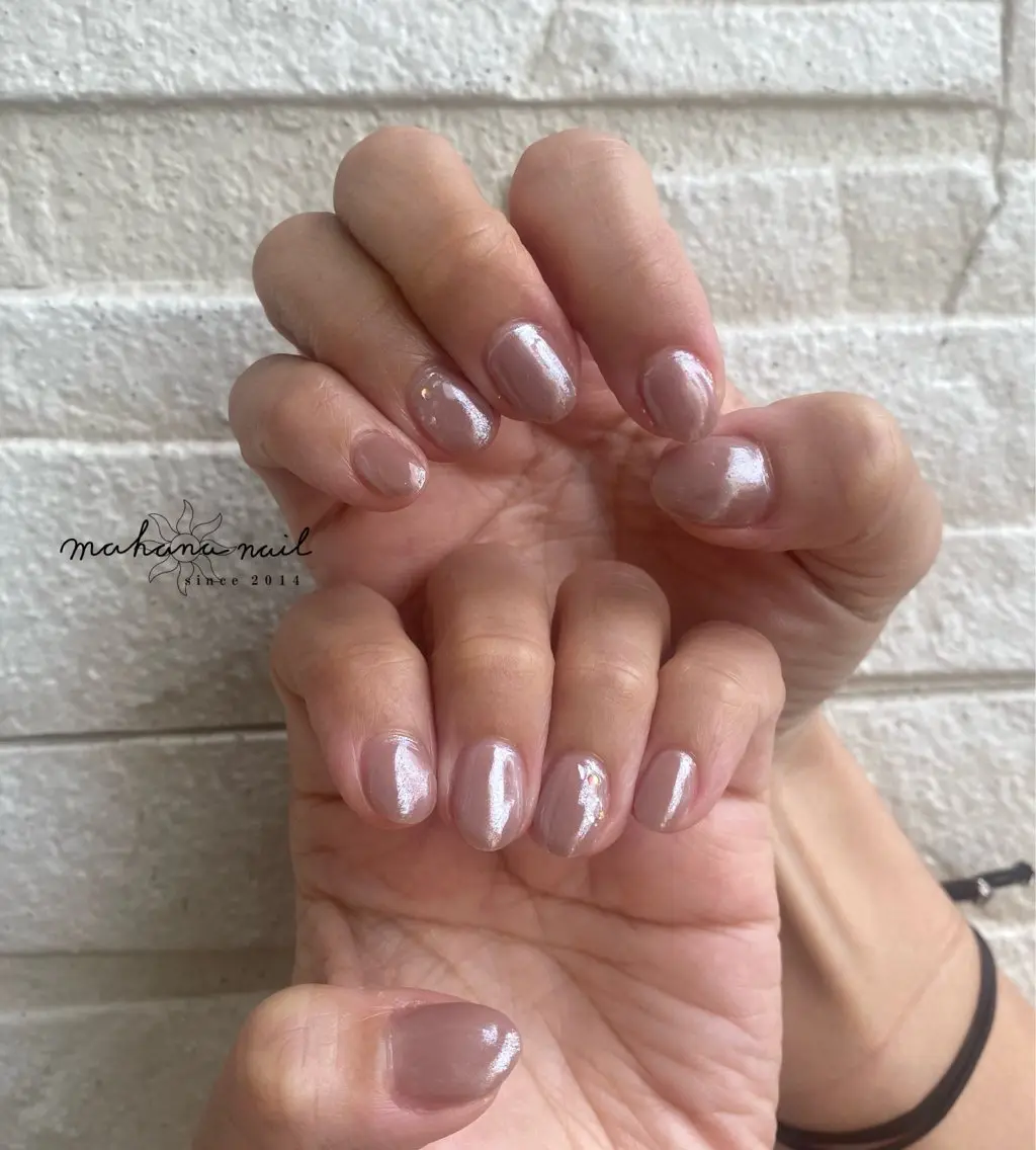 ネイル オーロラネイル mahana nailのネイルデザイン