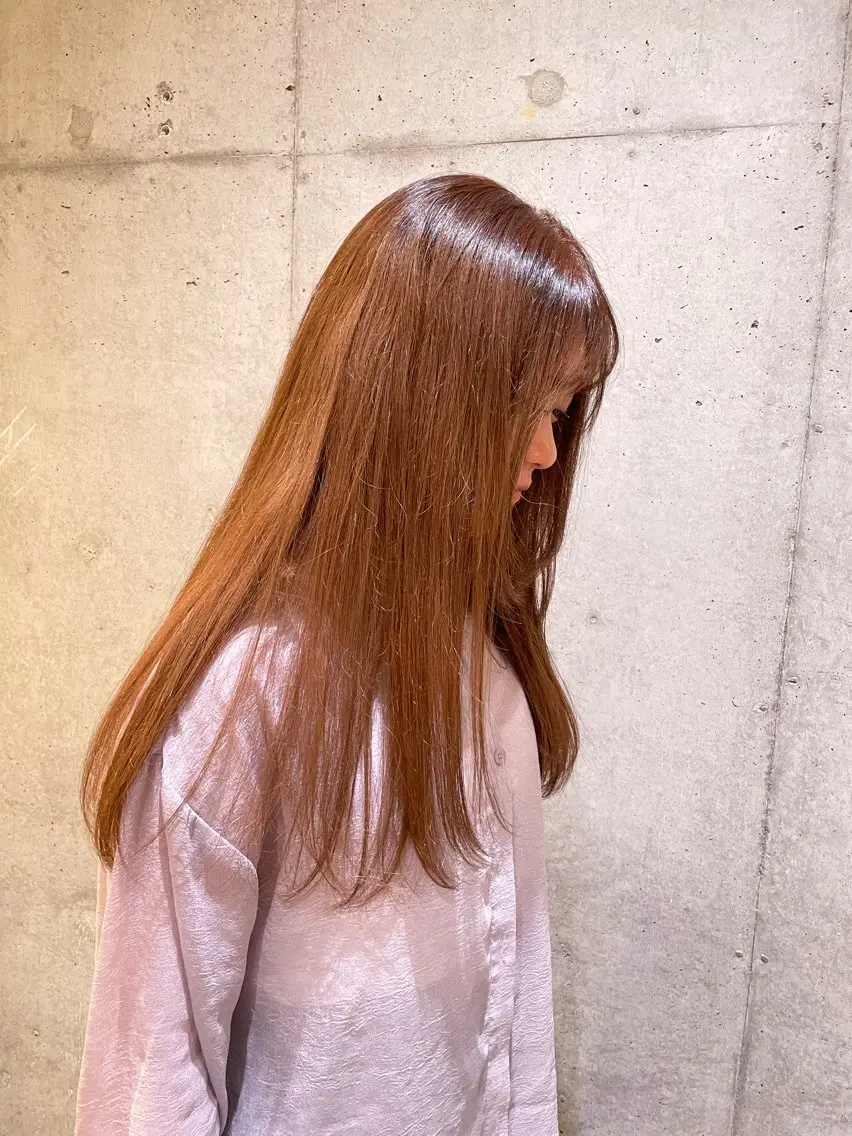 ロング カラー たなか こころ🎀のヘアスタイル