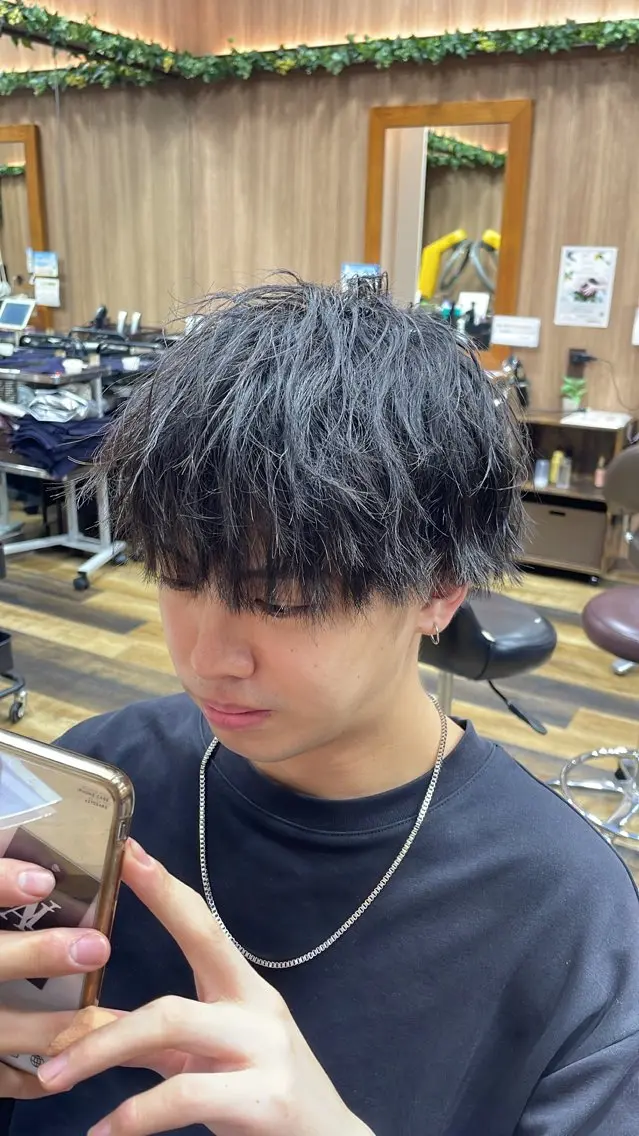 ショート メンズ カット 山際勇策 /岐阜美容師のヘアスタイル