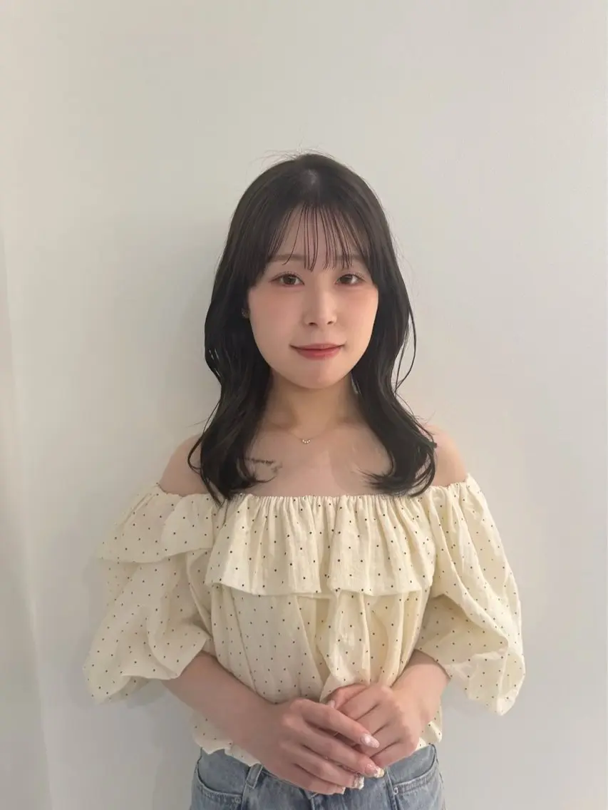ミディアム 🍒透明感カラー /ダブルカラー🍒のヘアスタイル