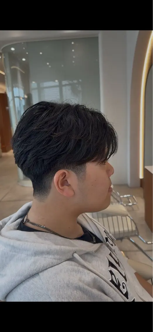 メンズ フェードカット カット トリートメント 渋谷／トレンドヘア 蓮のヘアスタイル