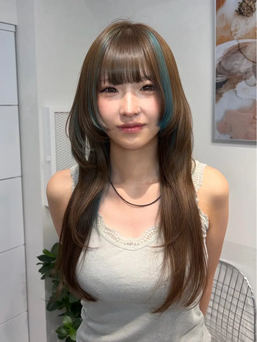 ロング カラー ヘアカラー sera 🎀ボブカットのヘアスタイル