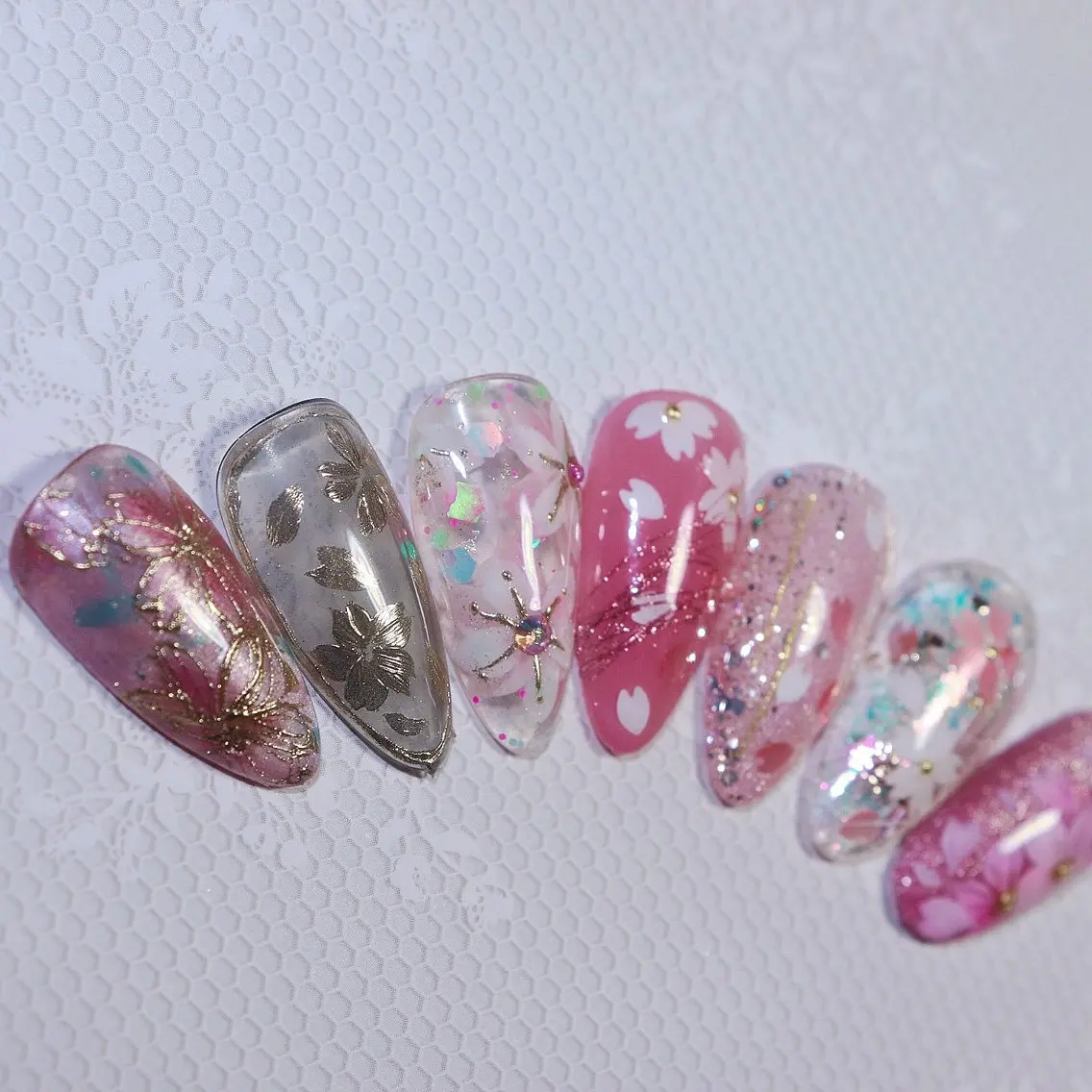 ネイル 桜ネイル 春ネイル ハンドネイル ハンドケア Dreamer nailのネイルデザイン