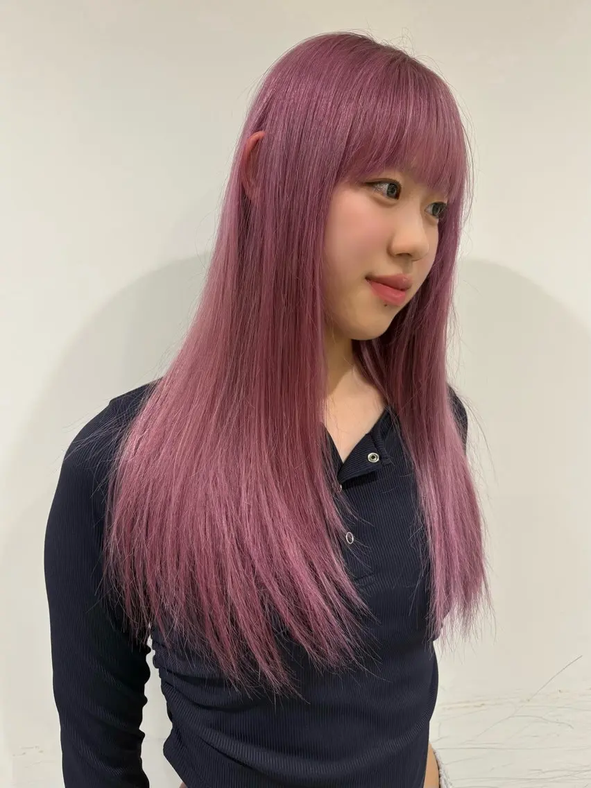 カラー ヘアカラー 齋藤 そらのヘアスタイル