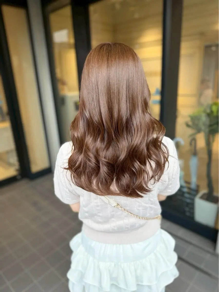 カラー ヘアカラー トリートメント 💙透明感カラー/ 縮毛矯正/ゆうな💙のヘアスタイル