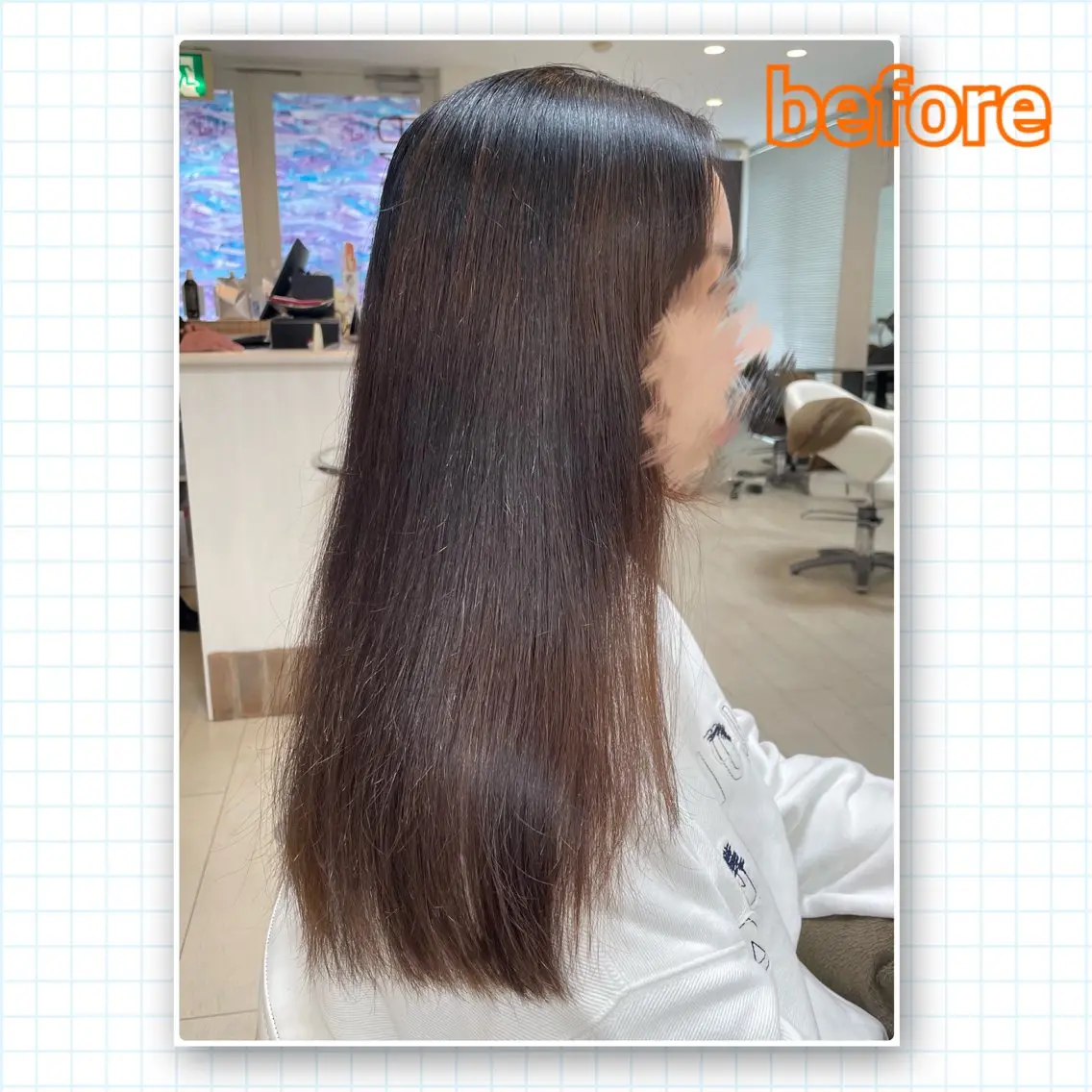 ロング カット アミーベル🧸🧡 本店✂️しおりのヘアスタイル
