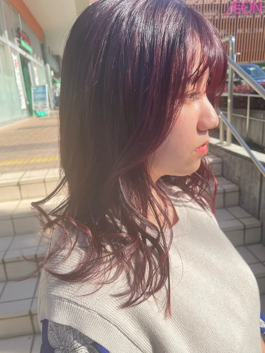 セミロング 池田 翔元のヘアスタイル