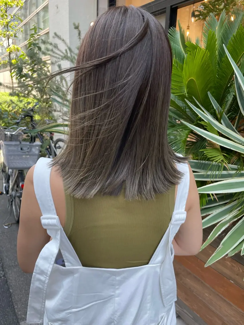 ミディアム 透明感カラー 🦋AYAのヘアスタイル