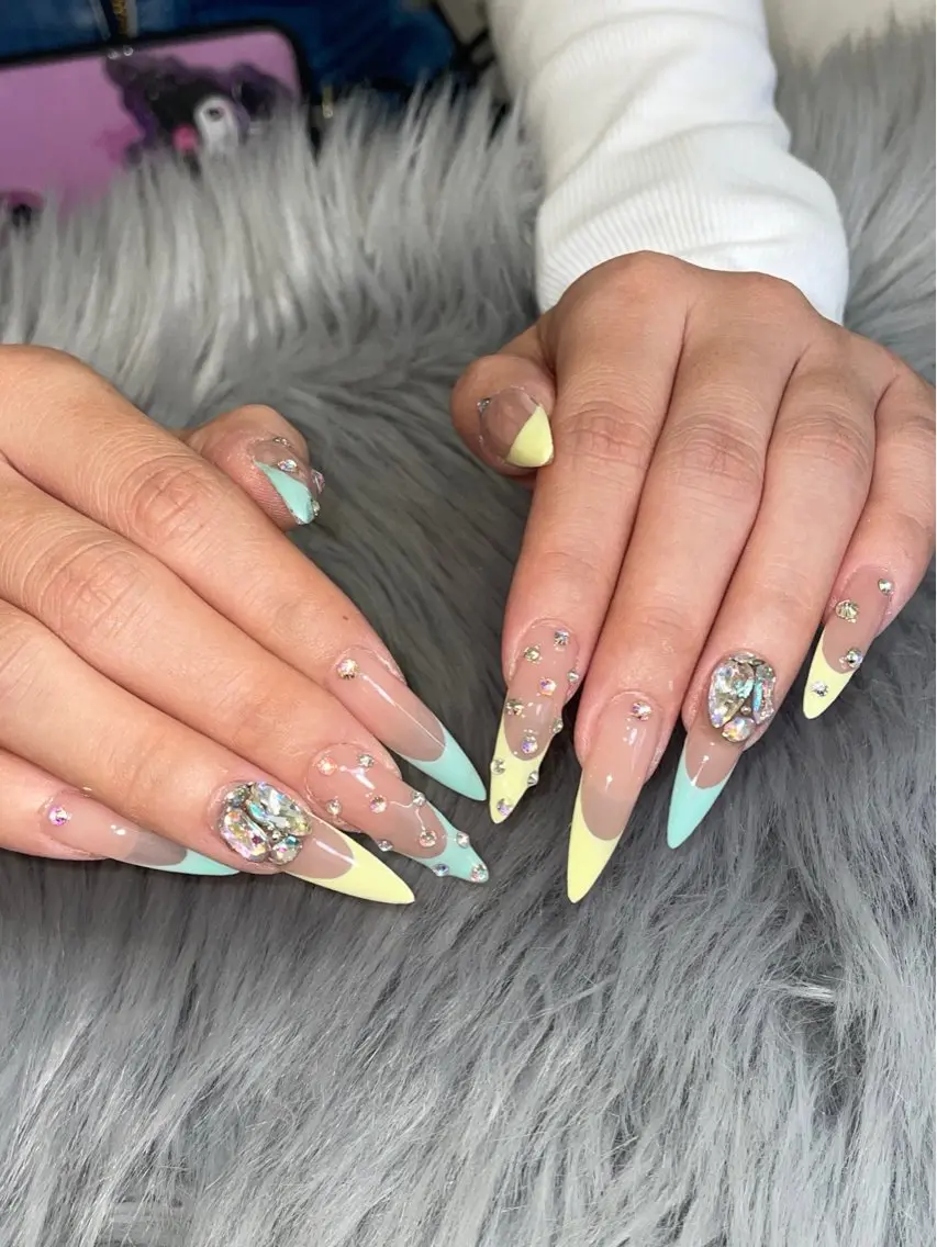 🌟長さ出し〖 Gel-X + French 〗〘オフ込み〙アメリカ🇺🇸発 最新エクステンションシステム❣️の写真