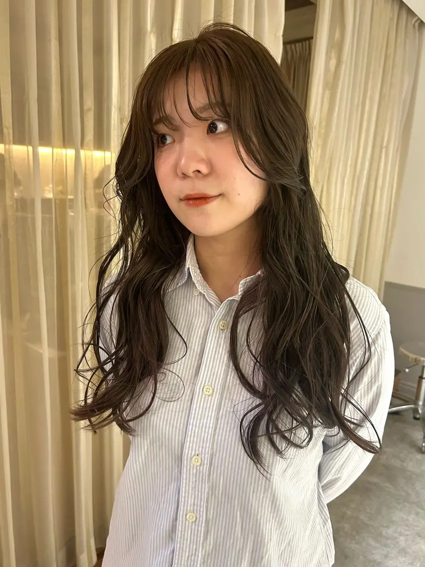 ロング 薄暮 マツイ　レンのヘアスタイル