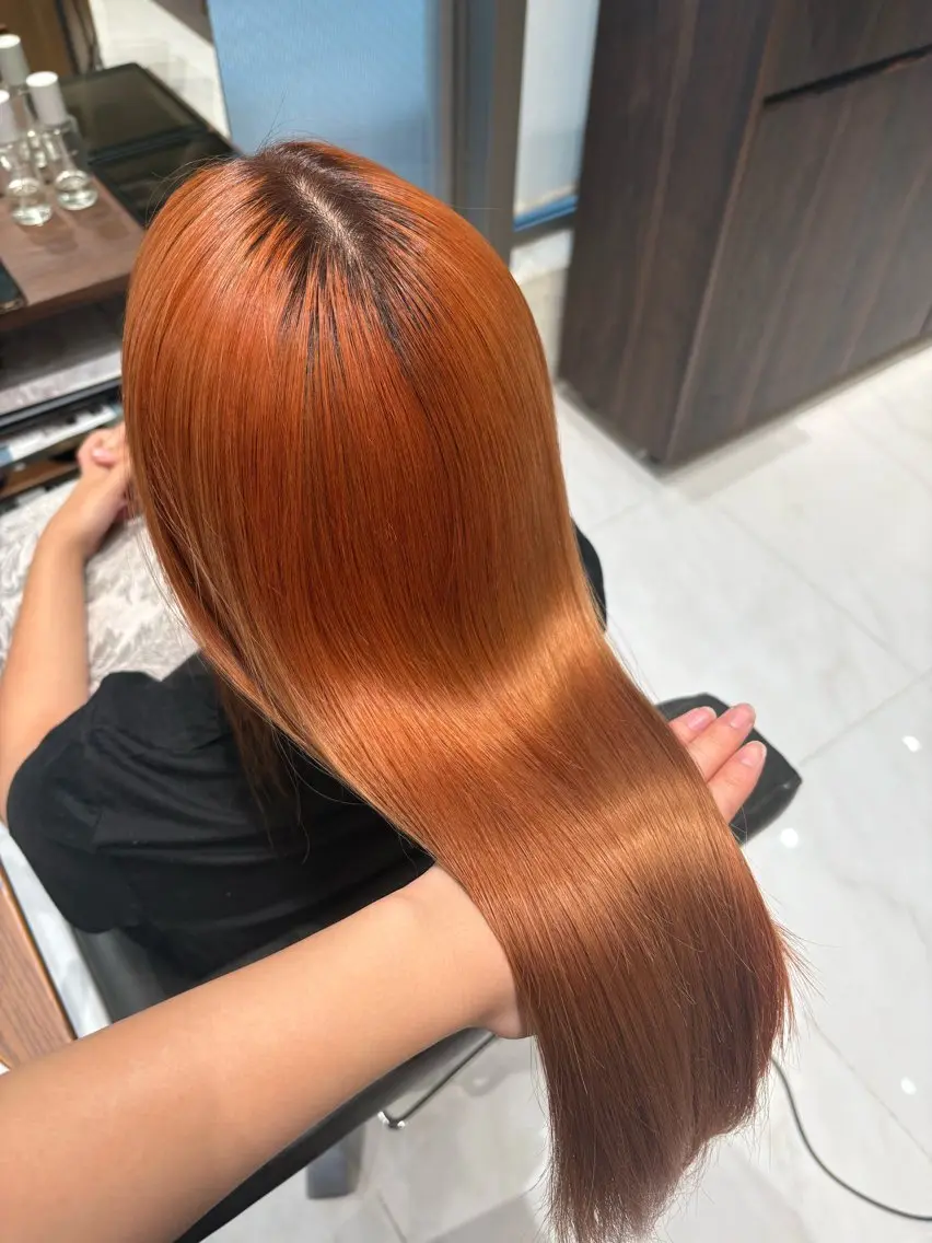 ロング ヘアカラー 似合わせマツエク まつパ🤎ほのりのマツエク・マツパデザイン