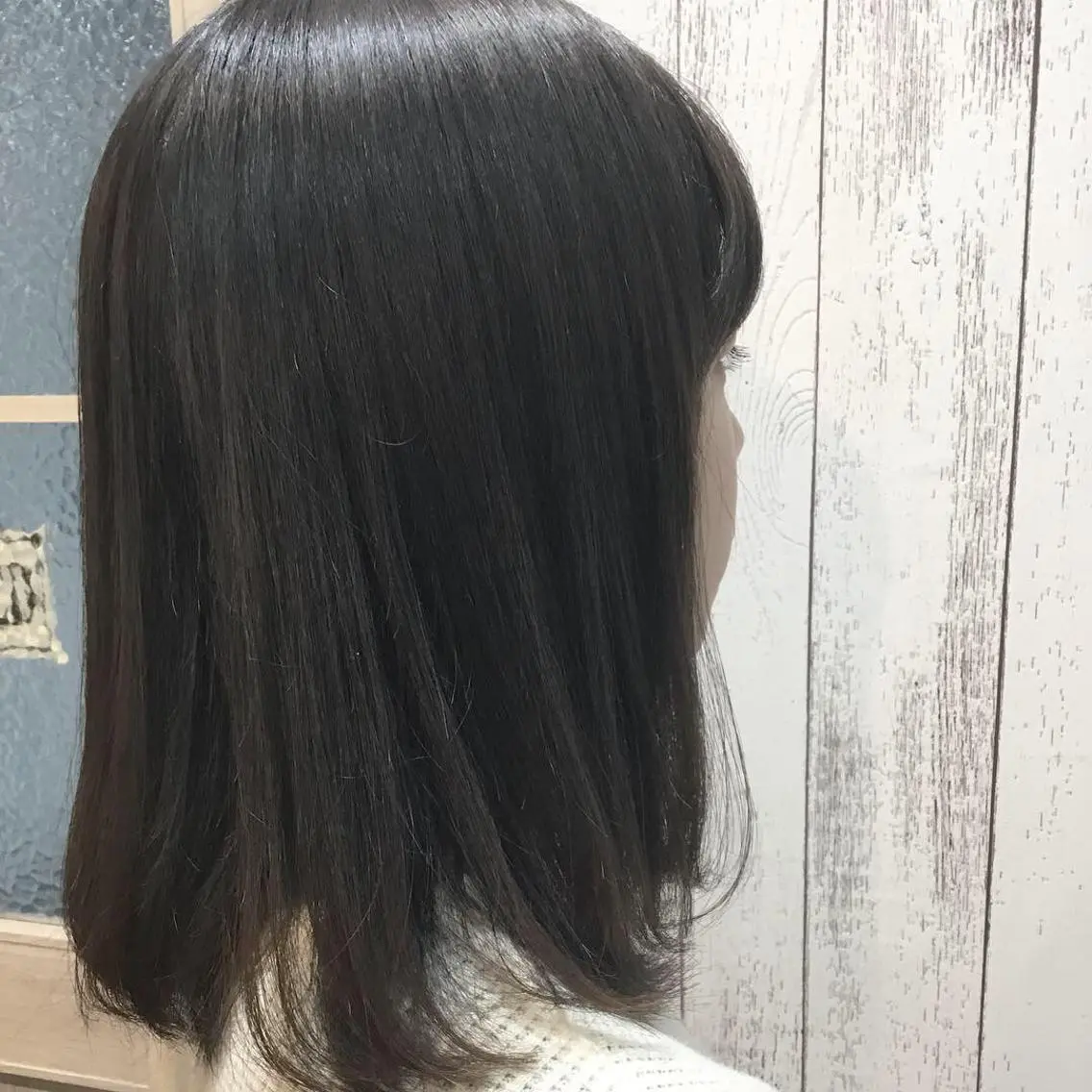 ミディアム カラー パーマ 金崎 新吾のヘアスタイル