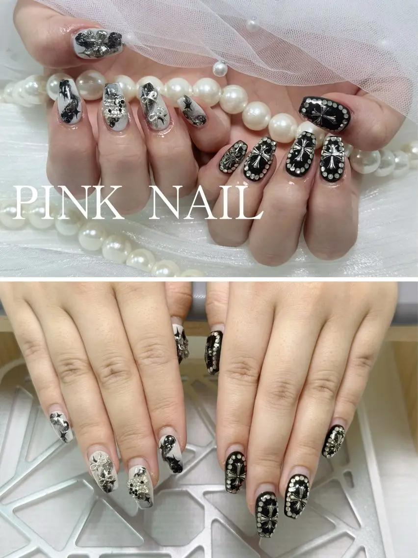 ネイル ハンドネイル pink nailのその他イメージ