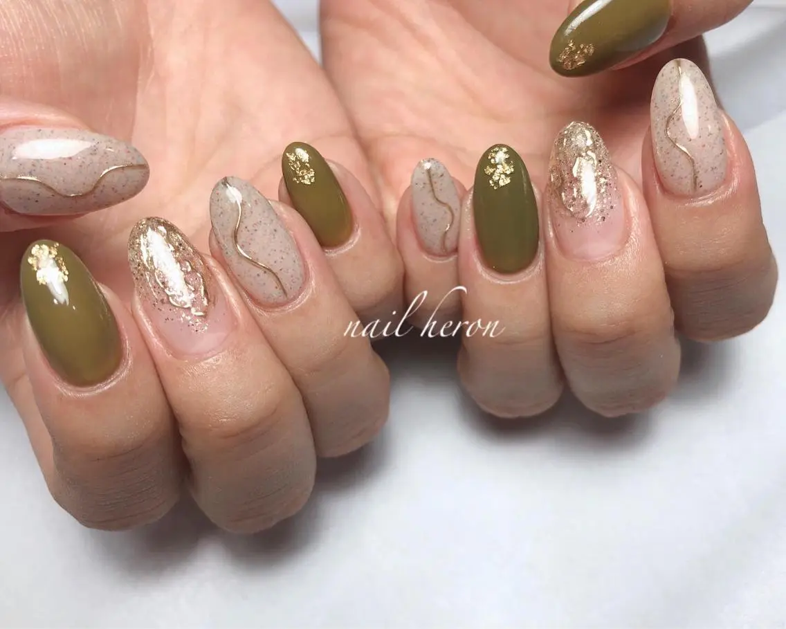 ネイル ハンドネイル saki_ nail heronのネイルデザイン