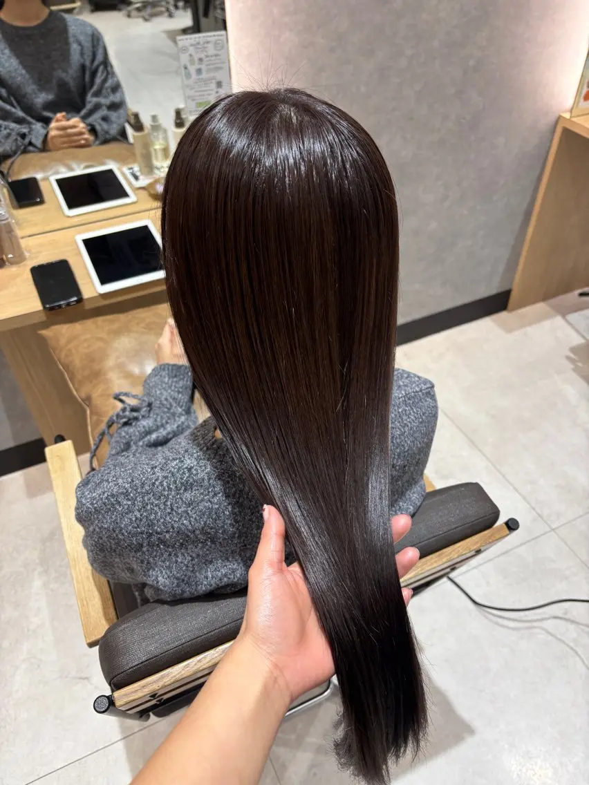 カラー ヘアカラー トリートメント konomi✧︎*。 ／暖色カラー🍒‎のヘアスタイル
