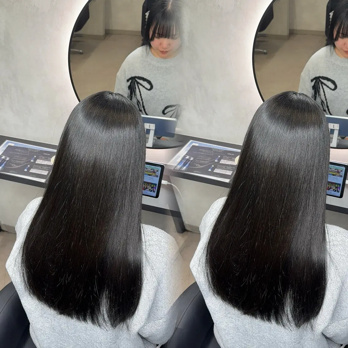 ロング カラー ヘアアレンジ カット ヘアカラー 縮毛矯正 トリートメント 新宿 /髪質改善/ レイヤー/ヒュウガのヘアスタイル