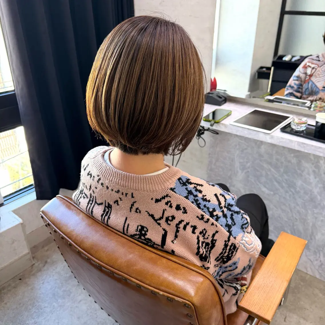 ショート カラー カット ヘアカラー 黒崎 勝巳のヘアスタイル