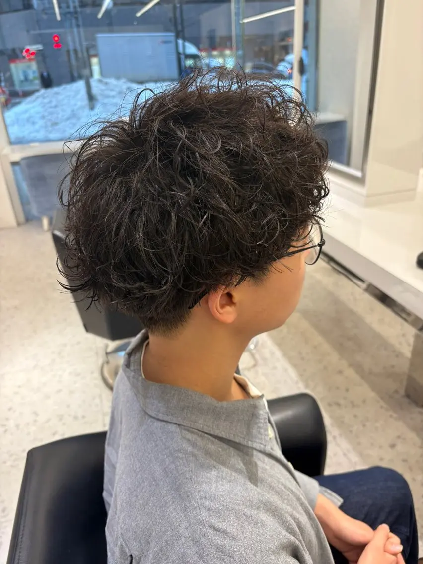 パーマ メンズ カット パーマ ⭐️REN ⭐️のヘアスタイル