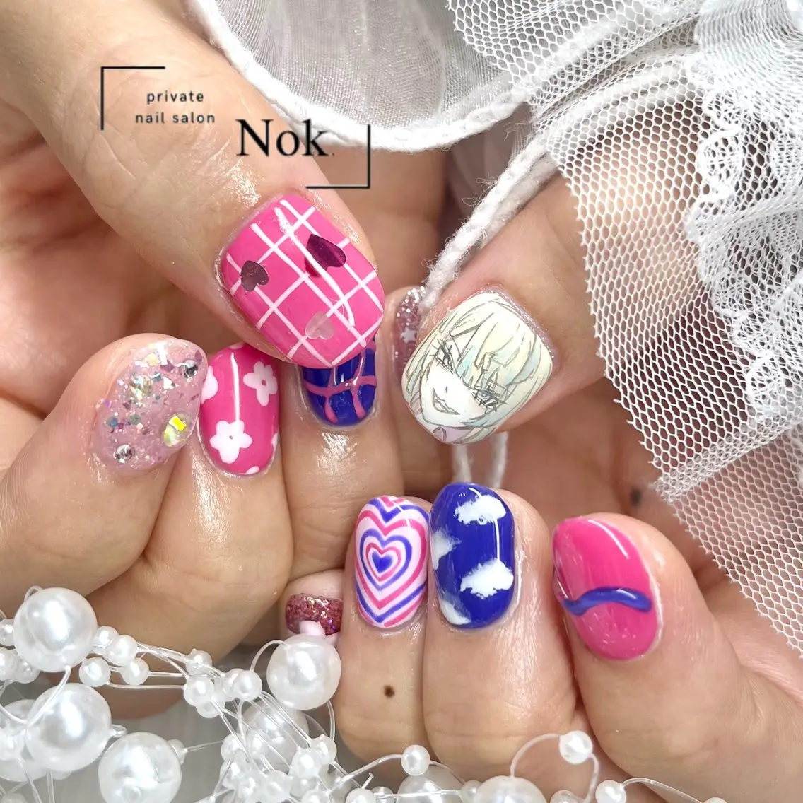 ネイル ハンドネイル 池袋痛ネイル Nok. 渡辺のネイルデザイン