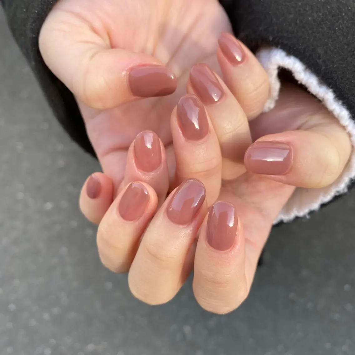 ハンド|ワンカラー💛【オフ無し🍐】の写真