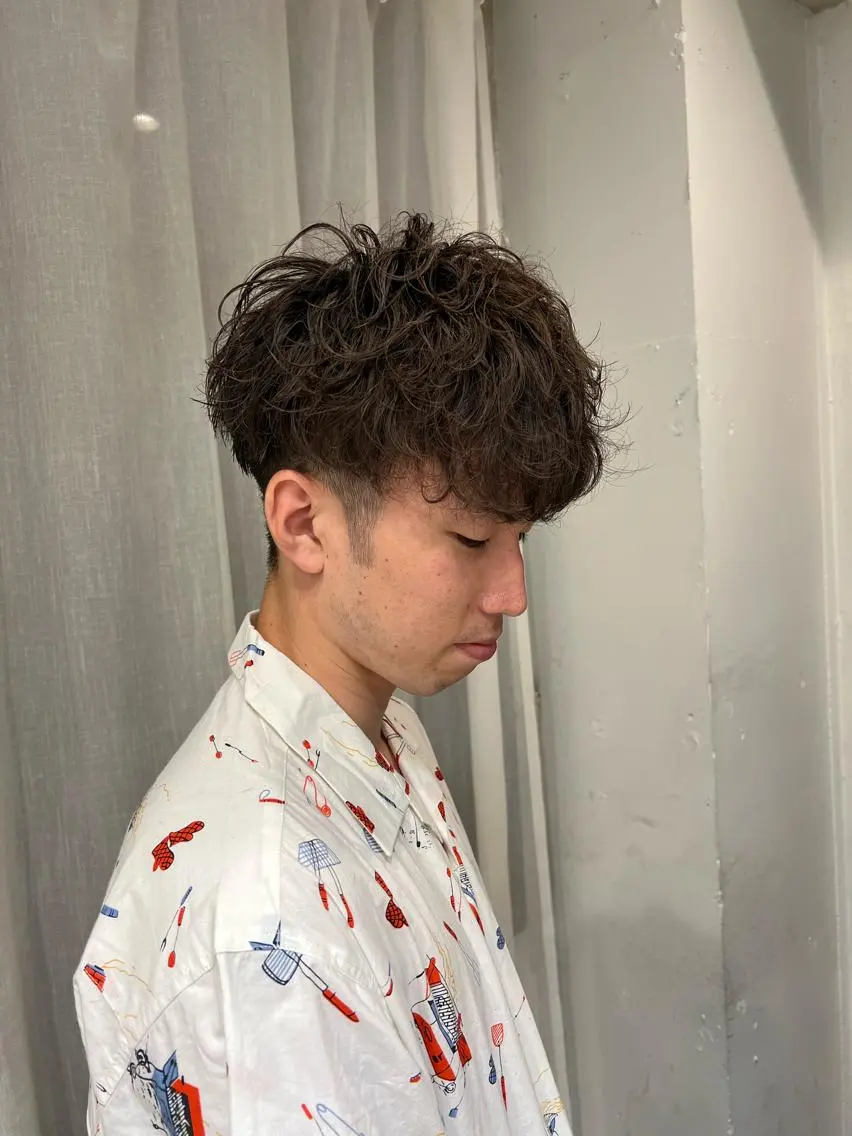 🔥メンズ限定🔥カット＆ツイストパーマ・スパイラルパーマ＆トリートメント【新宿】の写真