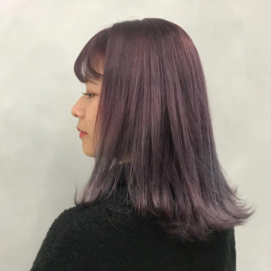 ミディアム カラー ブリーチ&髪質改善 TAIGAのヘアスタイル