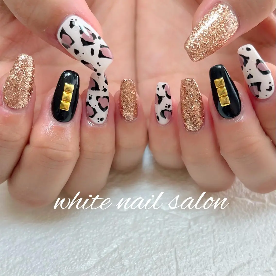 ネイル 長さ出し フットネイル ジェルネイル ハードジェル ラメ(グリッター) ハンドネイル white nail salonのネイルデザイン