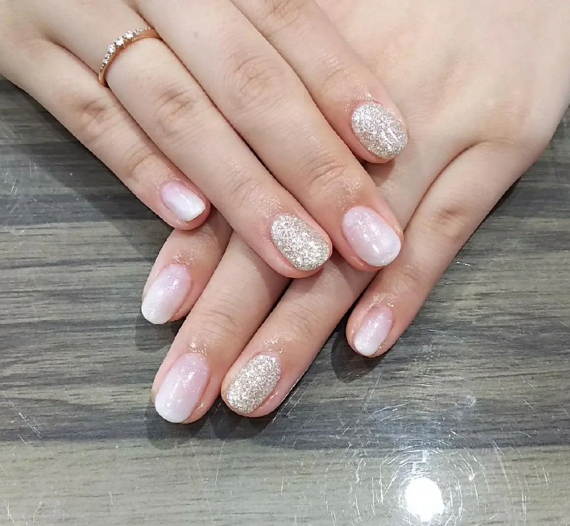 ネイル ラメ(グリッター) ワンカラーネイル Progress Nailのネイルデザイン