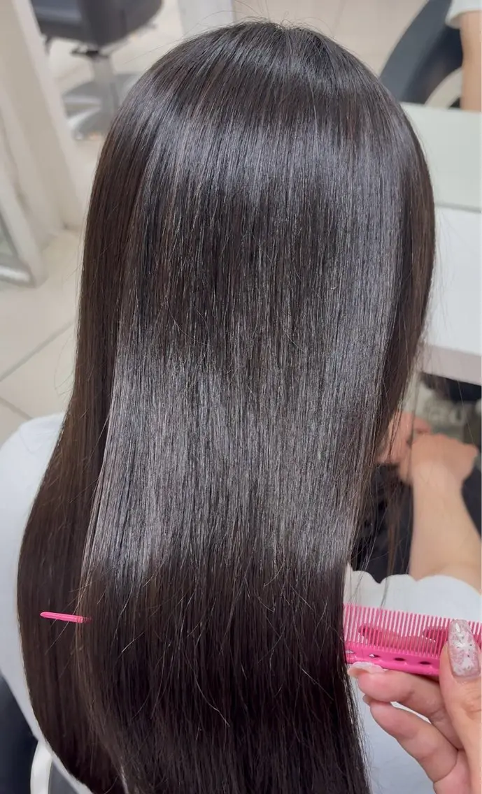 ロング パーマ 縮毛矯正 kichijoji ✝️ユウのヘアスタイル