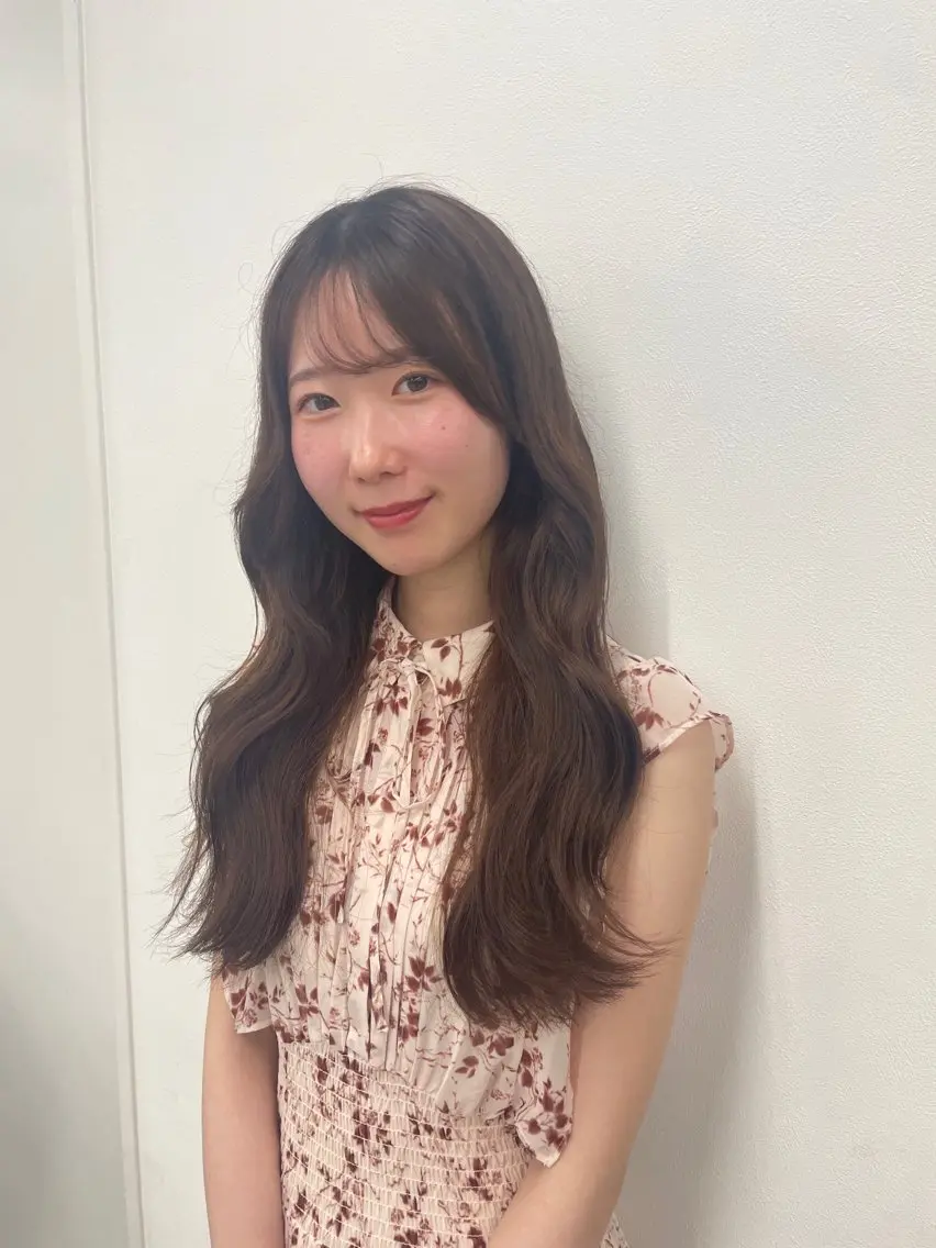 ロング ピンクブラウン 髪質改善 ロング トリートメント 💗暖色カラー💗 ツヤ髪💗Mayaのヘアスタイル