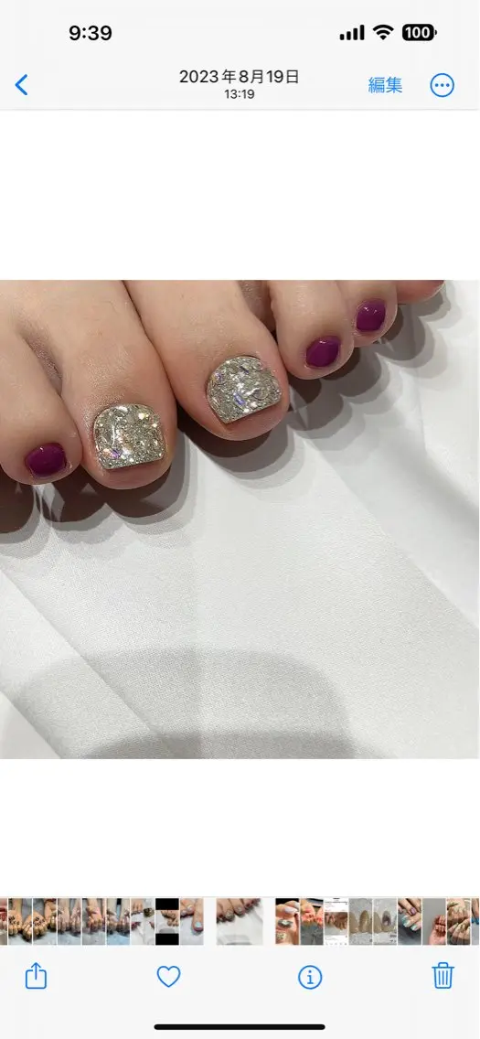 ショート フットネイル M.wish太田川店 💅🏼Arisaのネイルデザイン