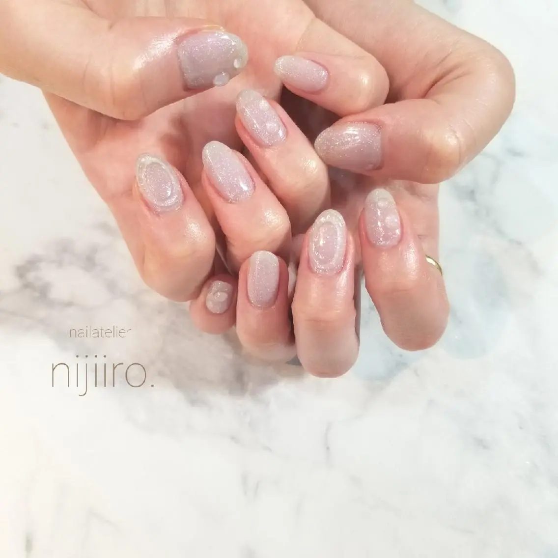 ネイル ワンカラーネイル ハンドネイル nijiiro🌈 サトウのネイルデザイン