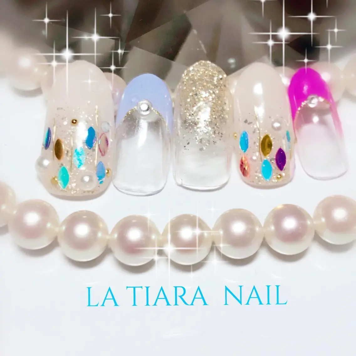 ネイル ハンドネイル Blue bird  nailのネイルデザイン