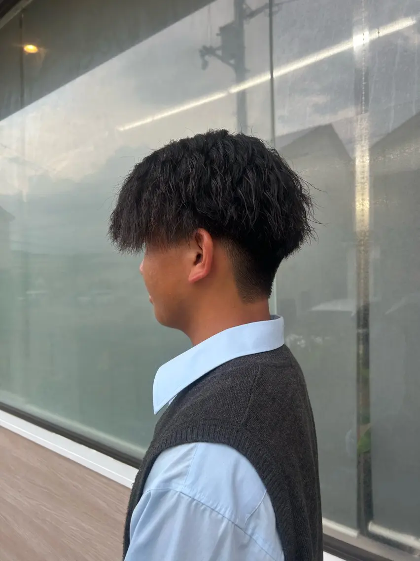 パーマ メンズ 城山 歩のヘアスタイル