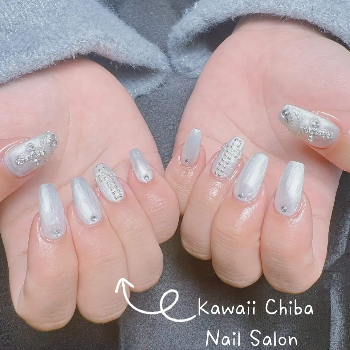 ネイル 韓国ネイル ワンホンネイル Kawaii Chiba nailのネイルデザイン